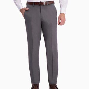 Men's Dark Grey Slim Fit Dress Pants
